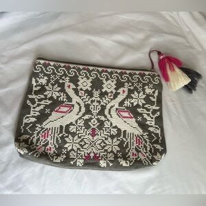 Star Mela Embroidered Large Clutch Bag